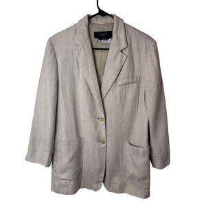 Weekend Max Mara cream single-breasted blazer size L